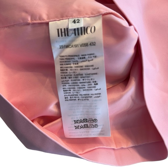 The Attico | NEW Coco Mini Dress in Sugar Pink Size M - Picture 9 of 9